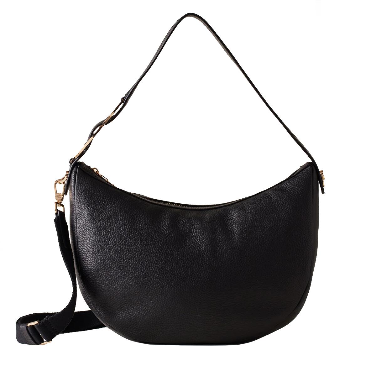 Borbonese Borsa Luna Bag Middle 011 Nero - 1