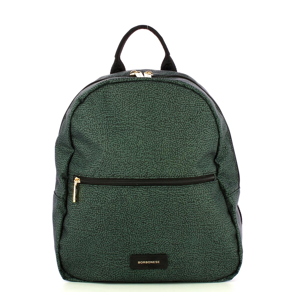 Borbonese Zaino Medium Peltro - 1