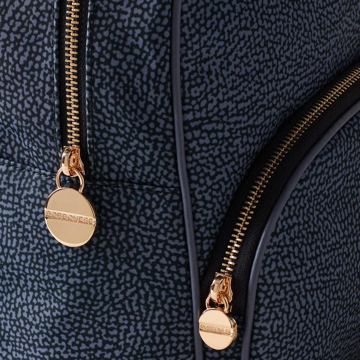 Borbonese Zaino Medium Denim - 5