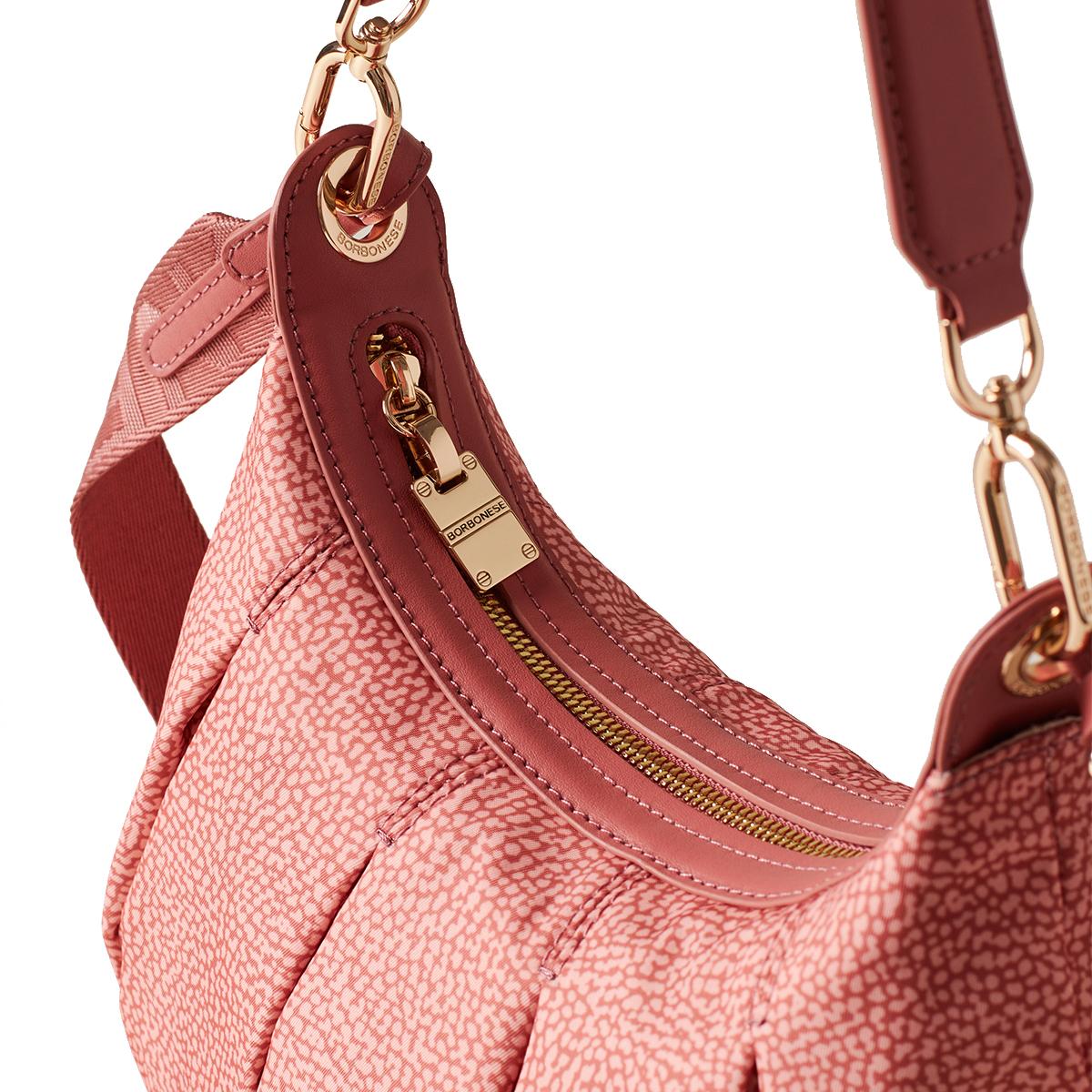 Borbonese Sottospalla Hobo Small Lipstick - 4