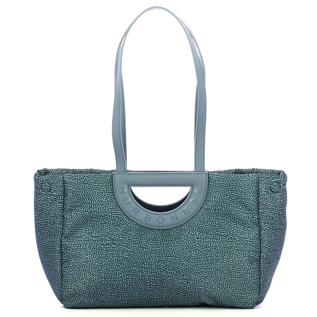 Borbonese Bouche Shopper Medium Denim - 1