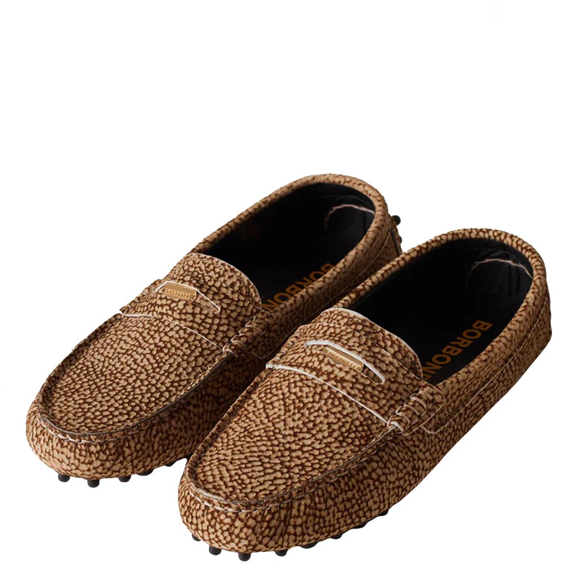 Borbonese Mocassini Car Shoe OP Naturale - 2