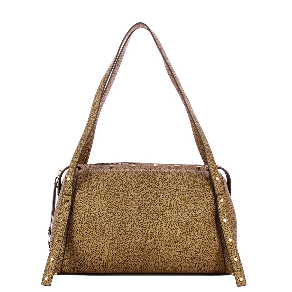 Borbonese Bauletto M OP Naturale Nero - 1