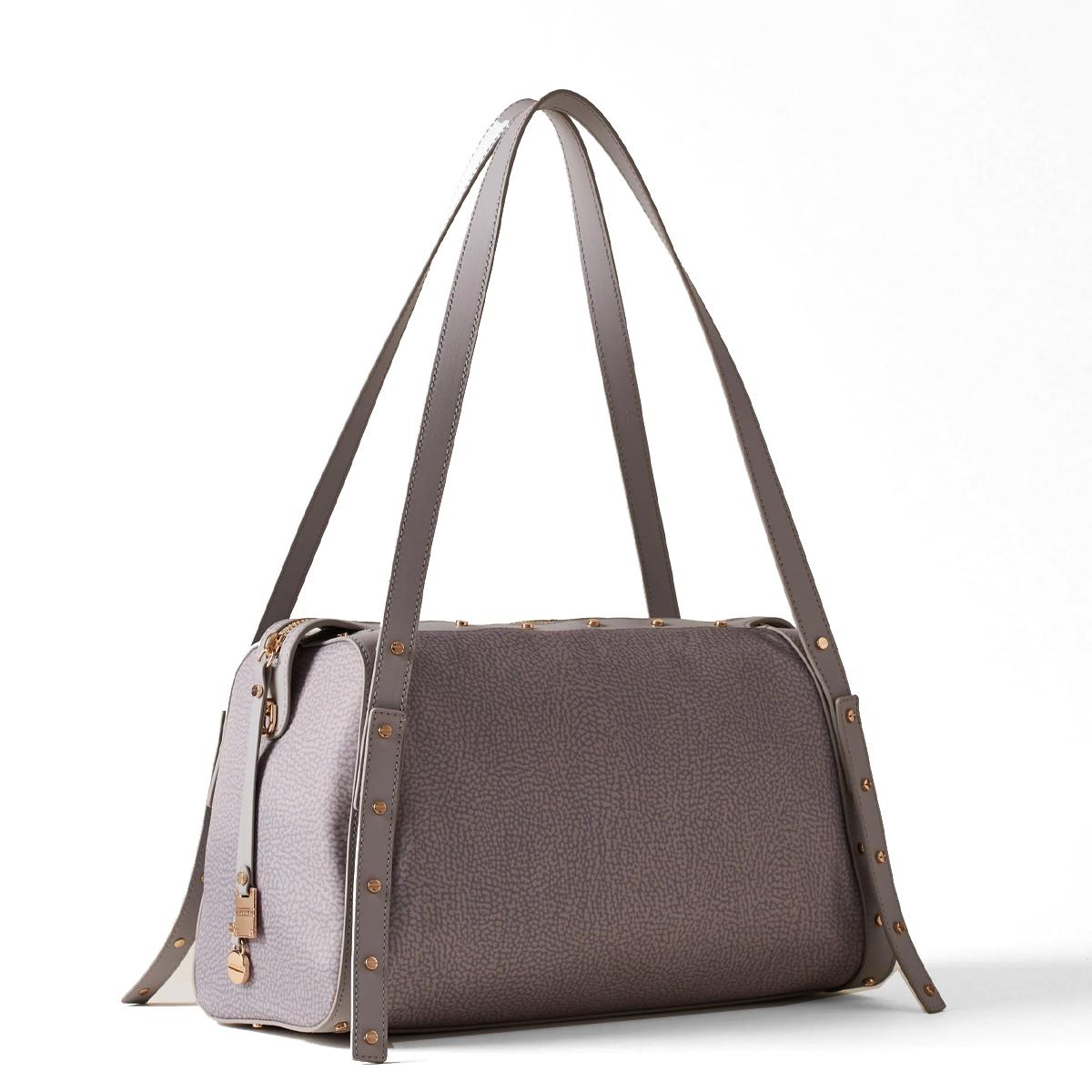 Borbonese Bauletto Metropole Medium Cloud - 2