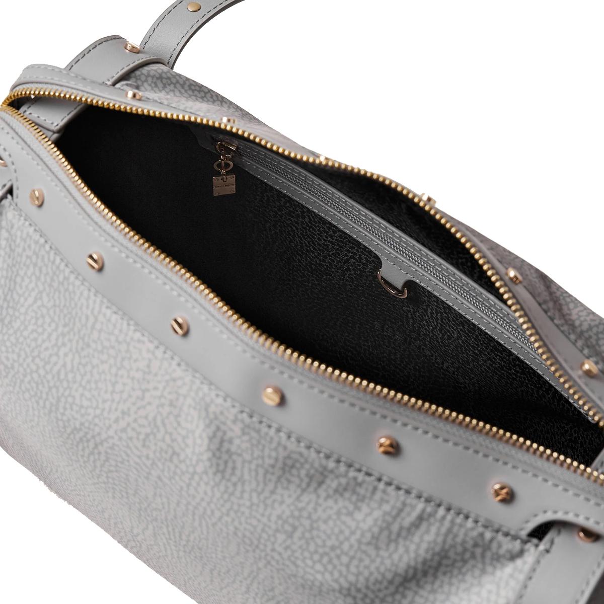 Borbonese Bauletto Metropole Medium Cloud - 4