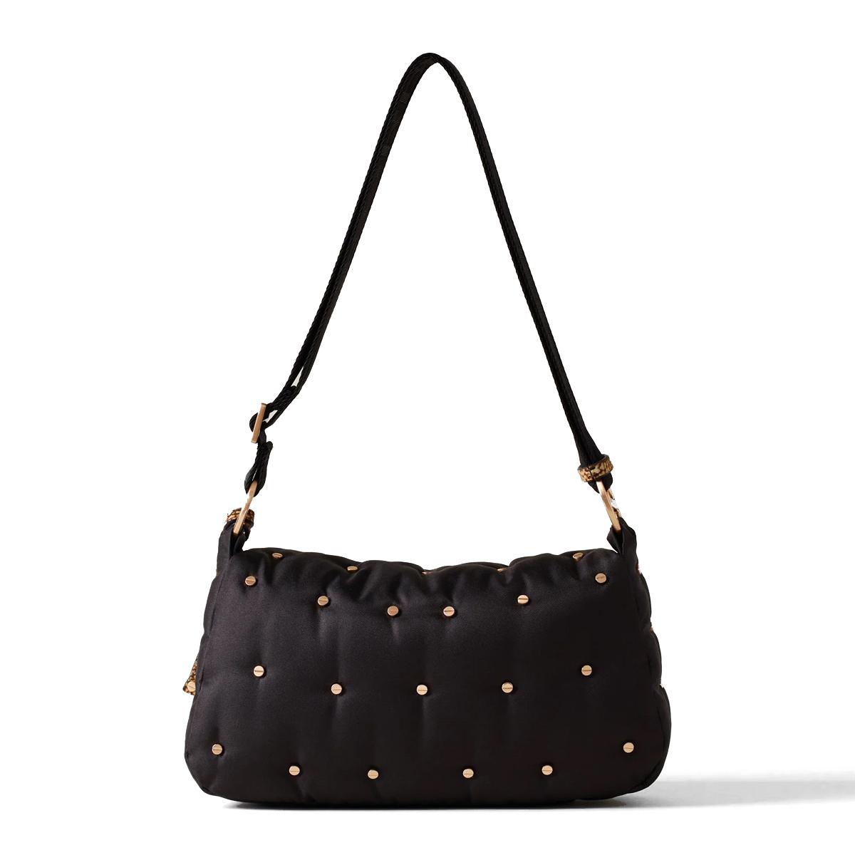 Borbonese Borsa a tracolla Colette Nero OP Naturale - 3