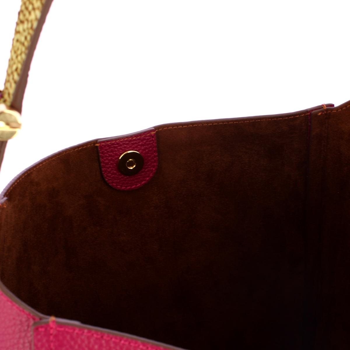 Borbonese Hobo Bolt Medium Amarone OP Naturale - 4