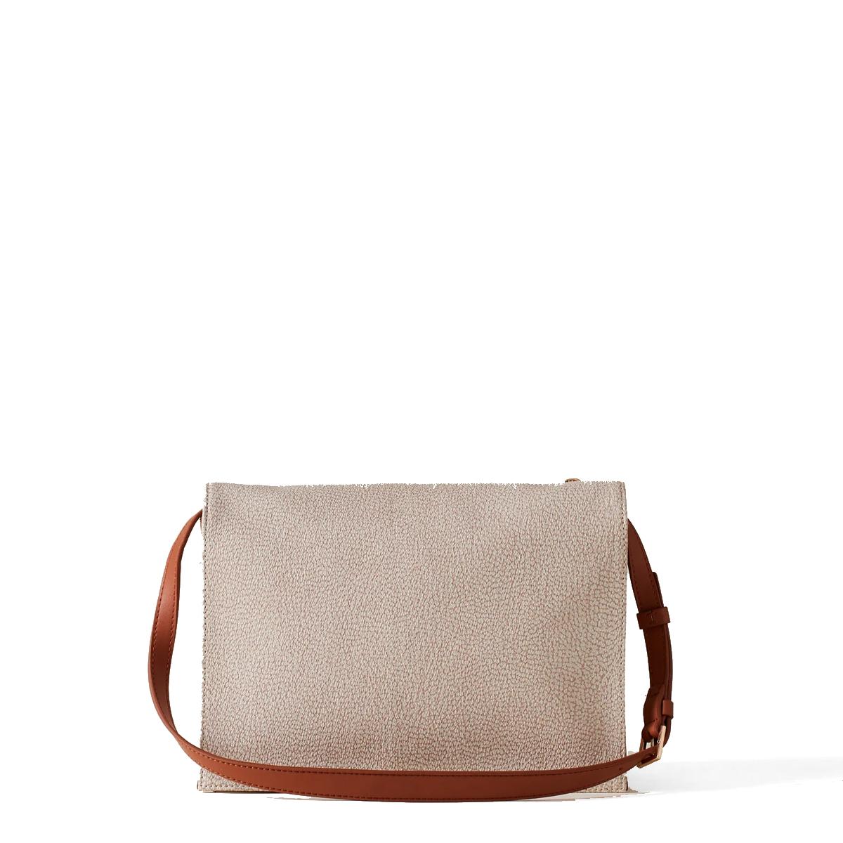 Borbonese Tracolla Livre Small Sabbia Terracotta - 3