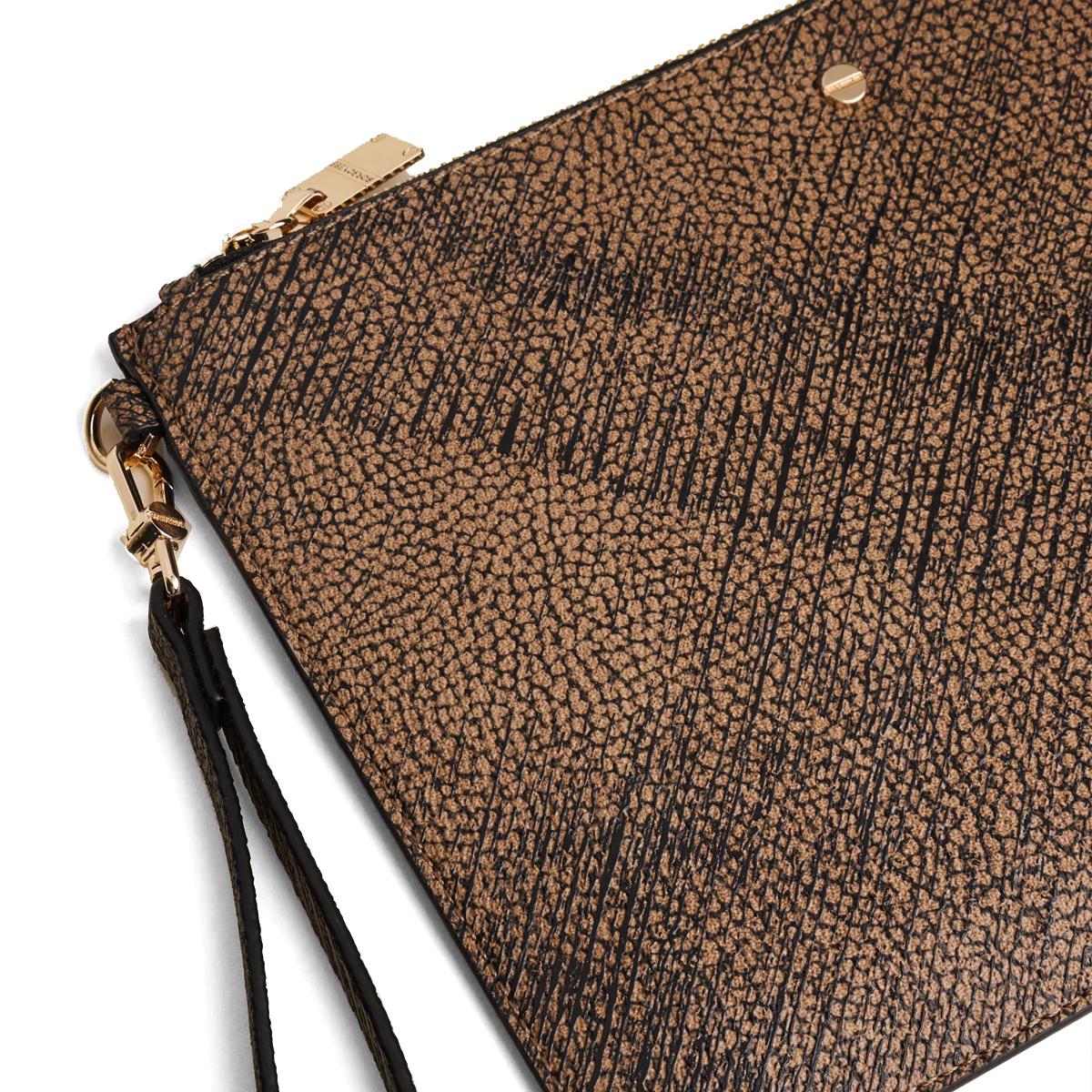 Borbonese Busta in tela rivestita OP Naturale Nero - 3