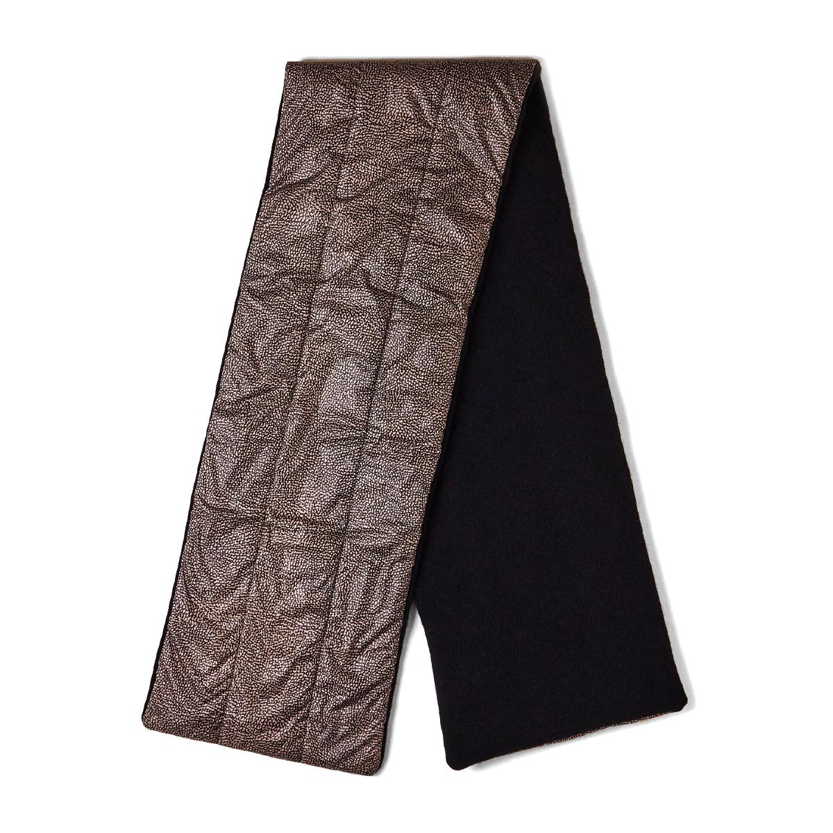 Borbonese Stola imbottita OP Naturale Nero - 1