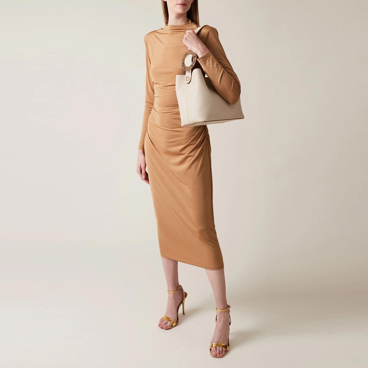 Borbonese Secchiello 011 Small Sabbia - 6