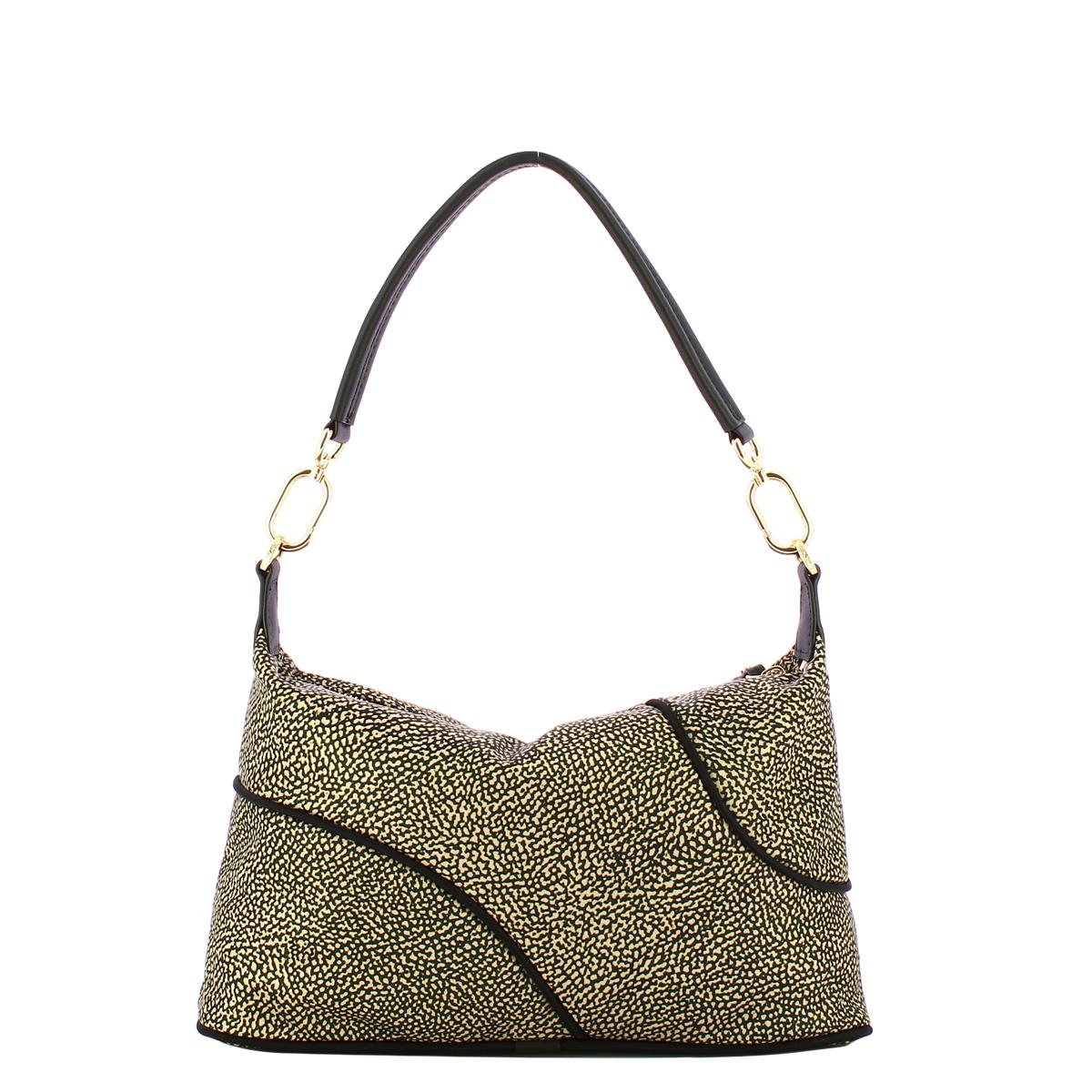 Borbonese Borsa a mano Medium OP Naturale Nero - 3