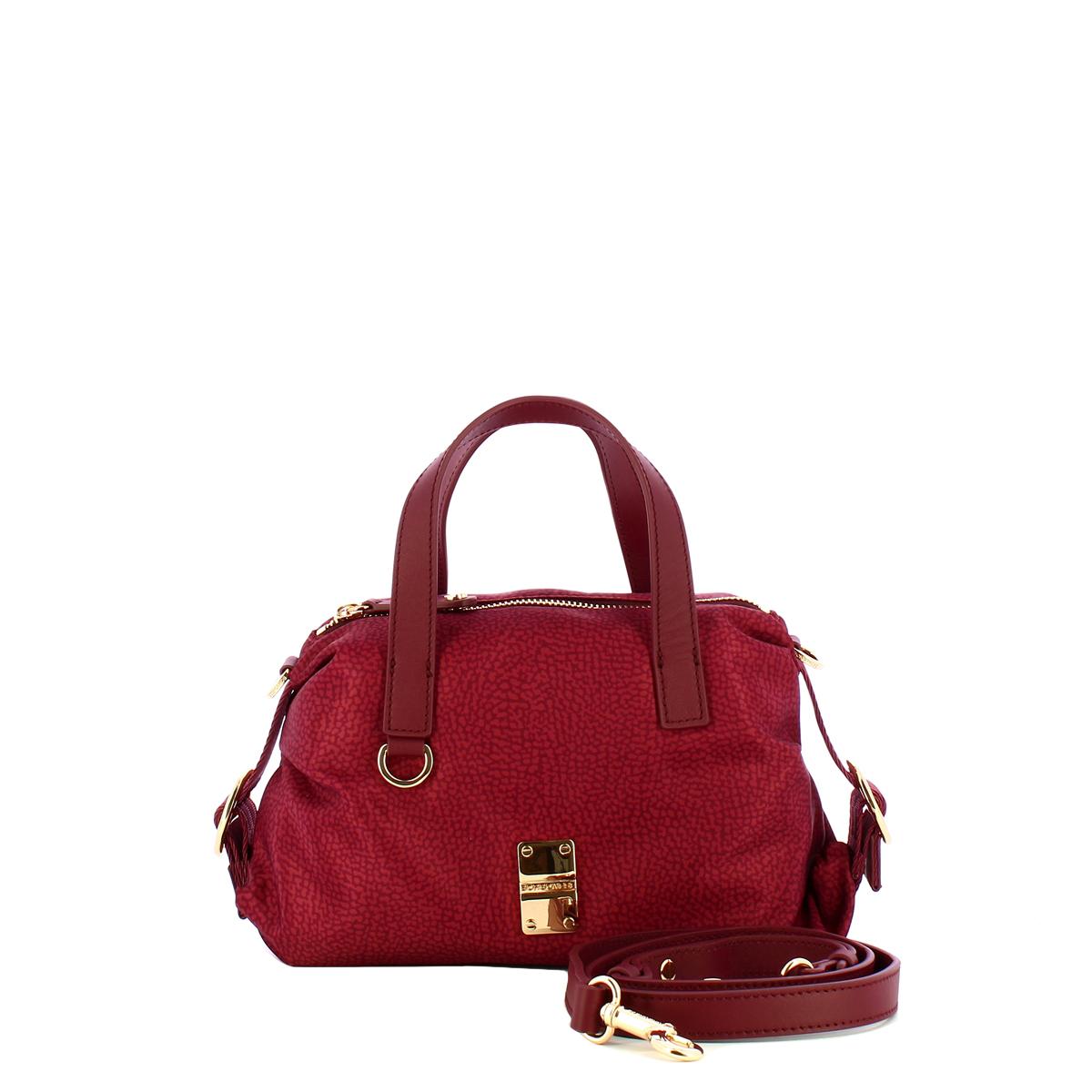 Borbonese Bauletto Mini OP Naturale Merlot - 4