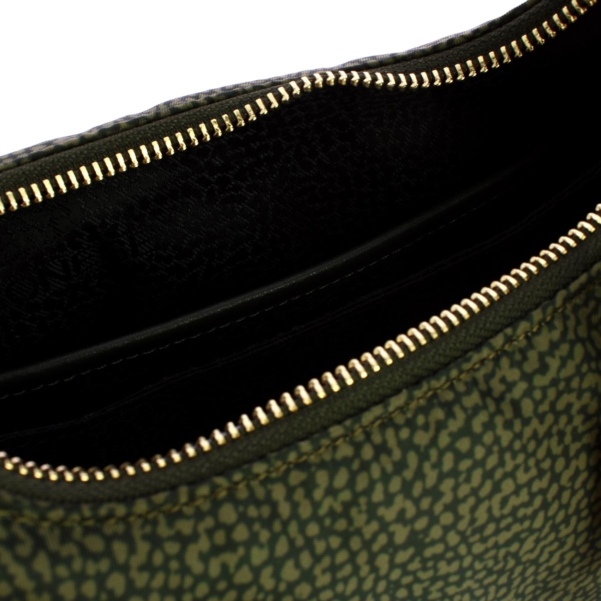 Borbonese Hobo Bag Twinnie Small Alloro - 4