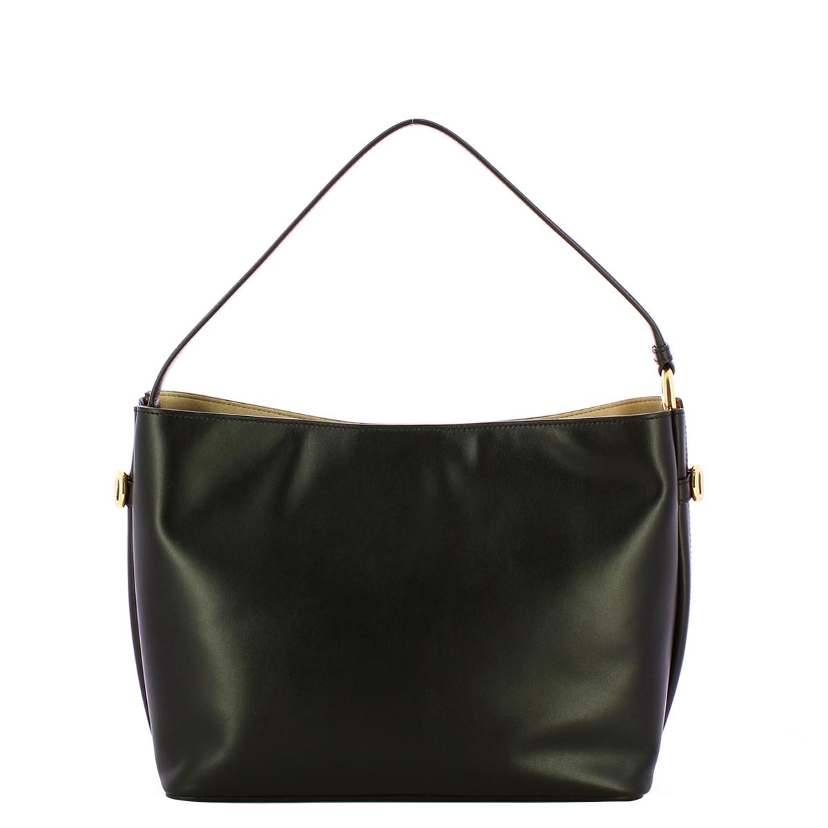 Borbonese Secchiello Bridle Medium Nero OP Naturale - 3