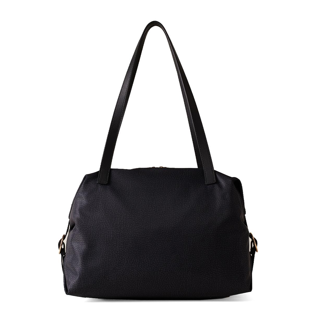 Borbonese Borsa shopping Medium Dark Black - 3