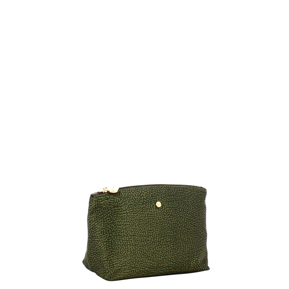 Borbonese Busta Medium in Nylon Riciclato Alloro - 2