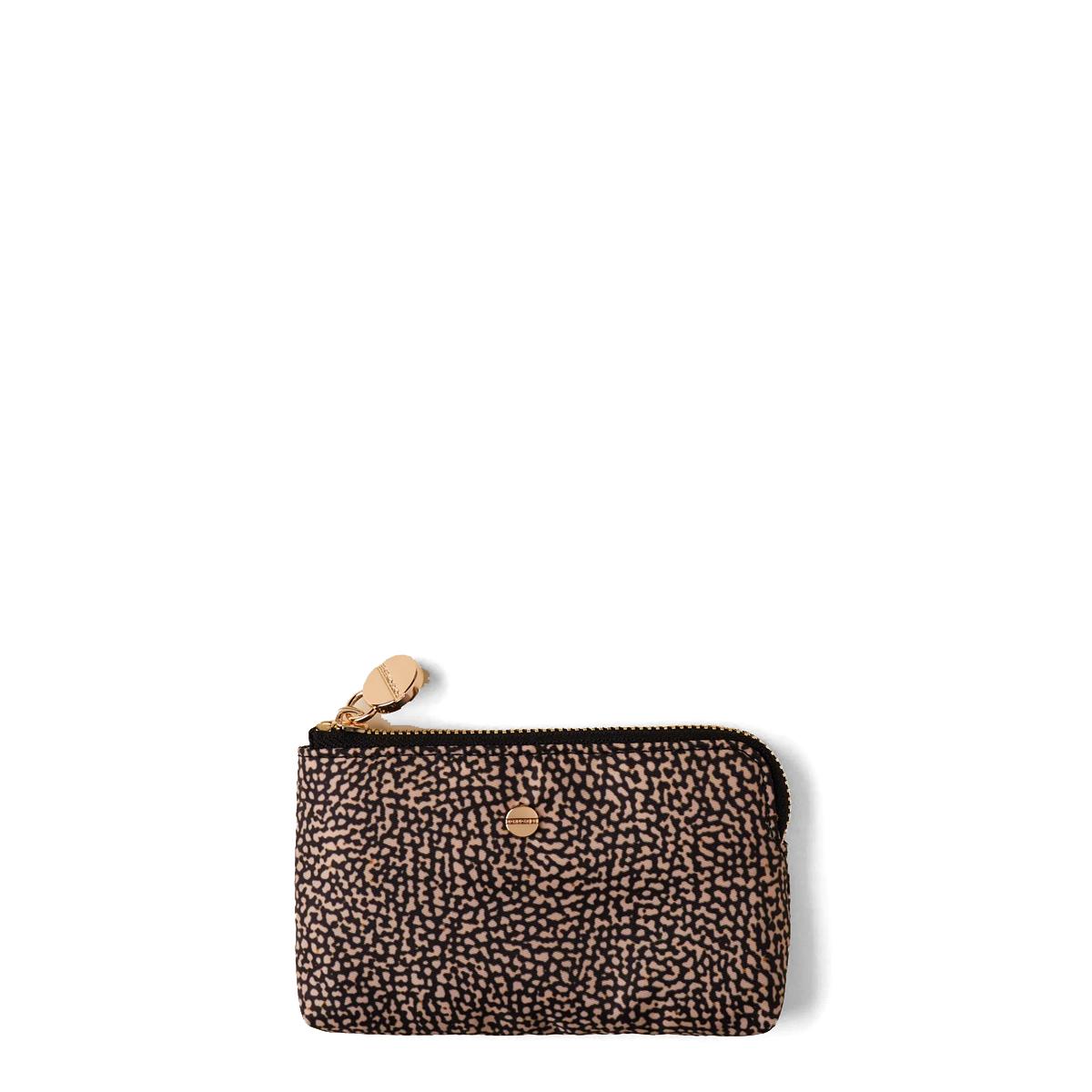 Borbonese Bustina Portachiavi OP Naturale Nero - 1