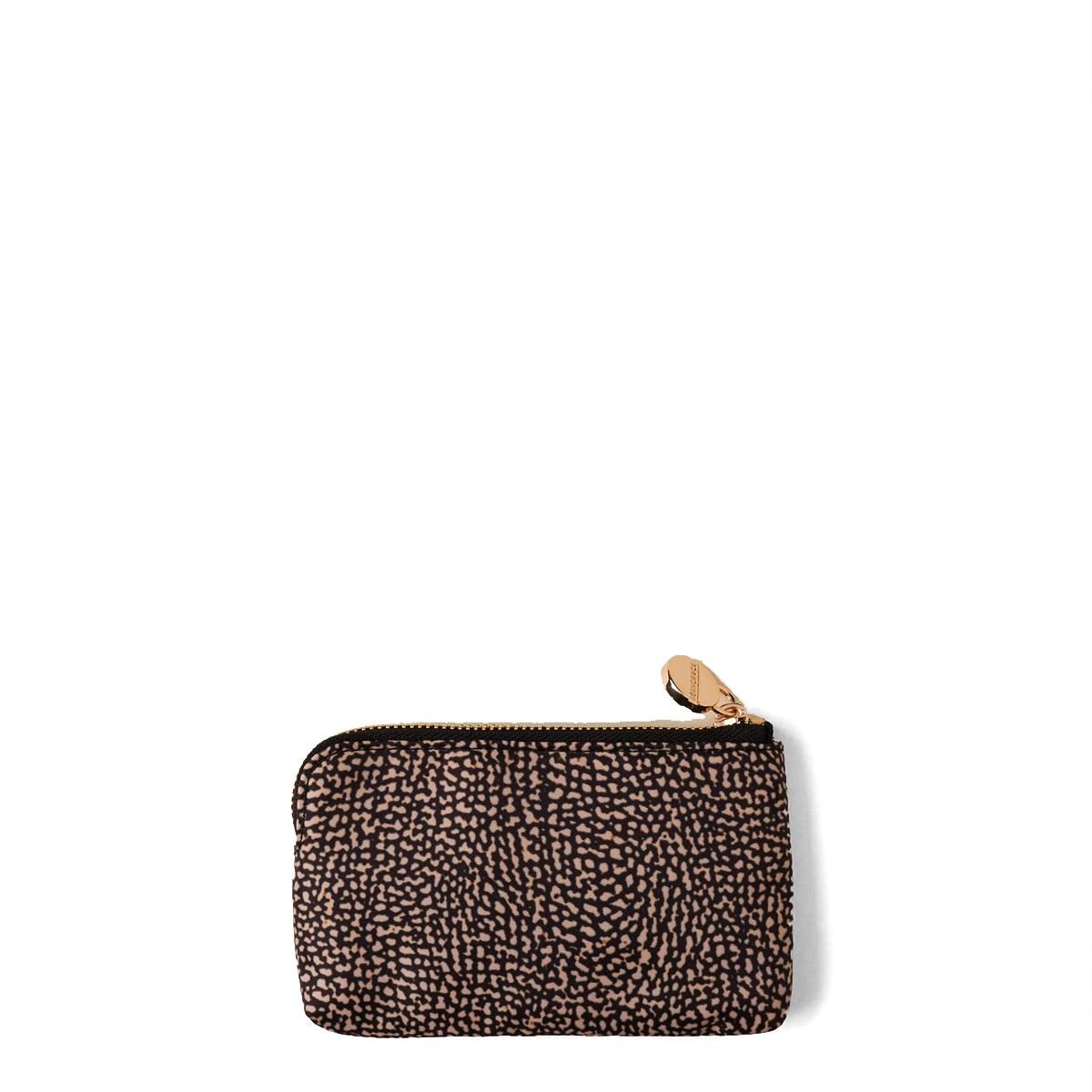 Borbonese Bustina Portachiavi OP Naturale Nero - 2