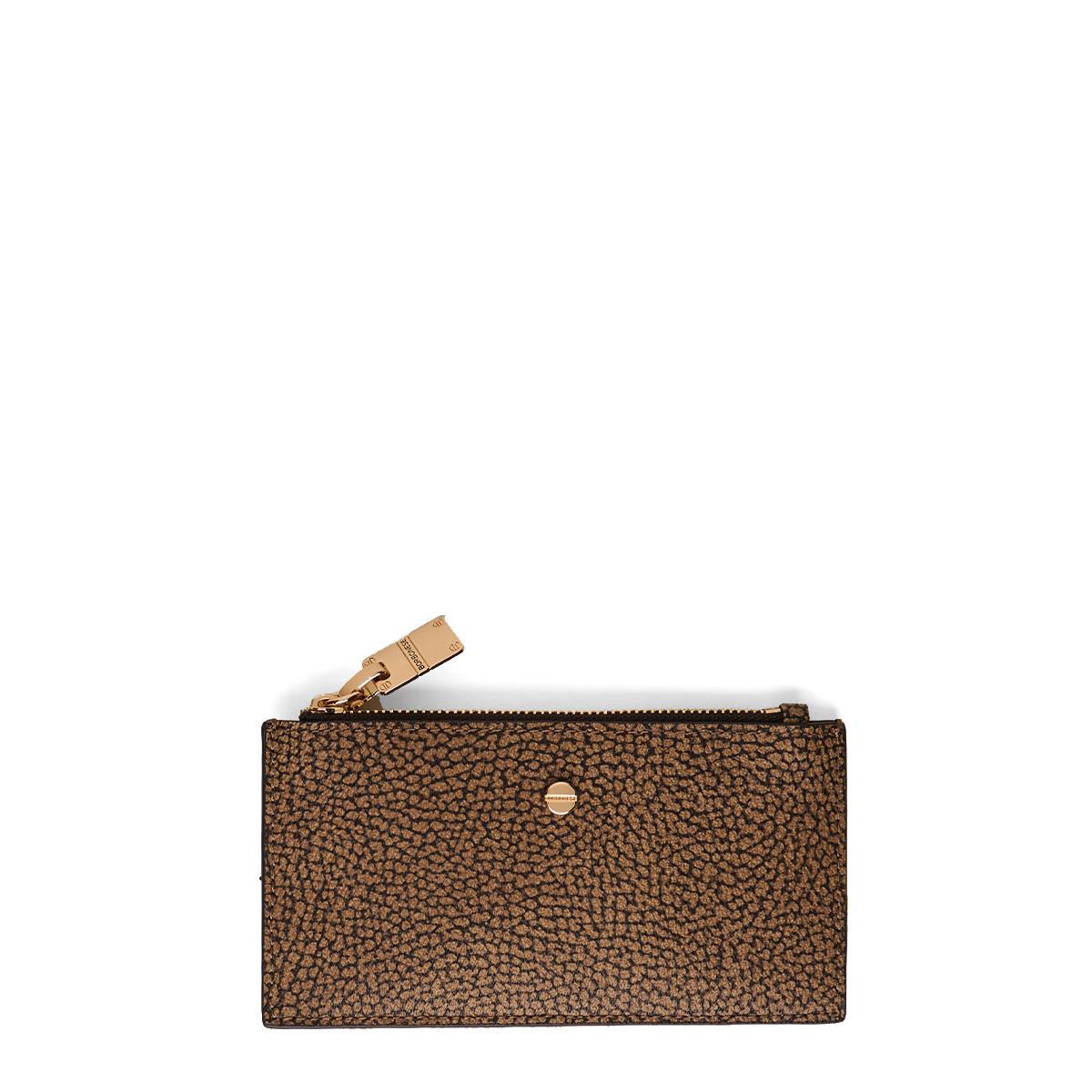 Borbonese Portacarte in tela rivestita OP Naturale - 1