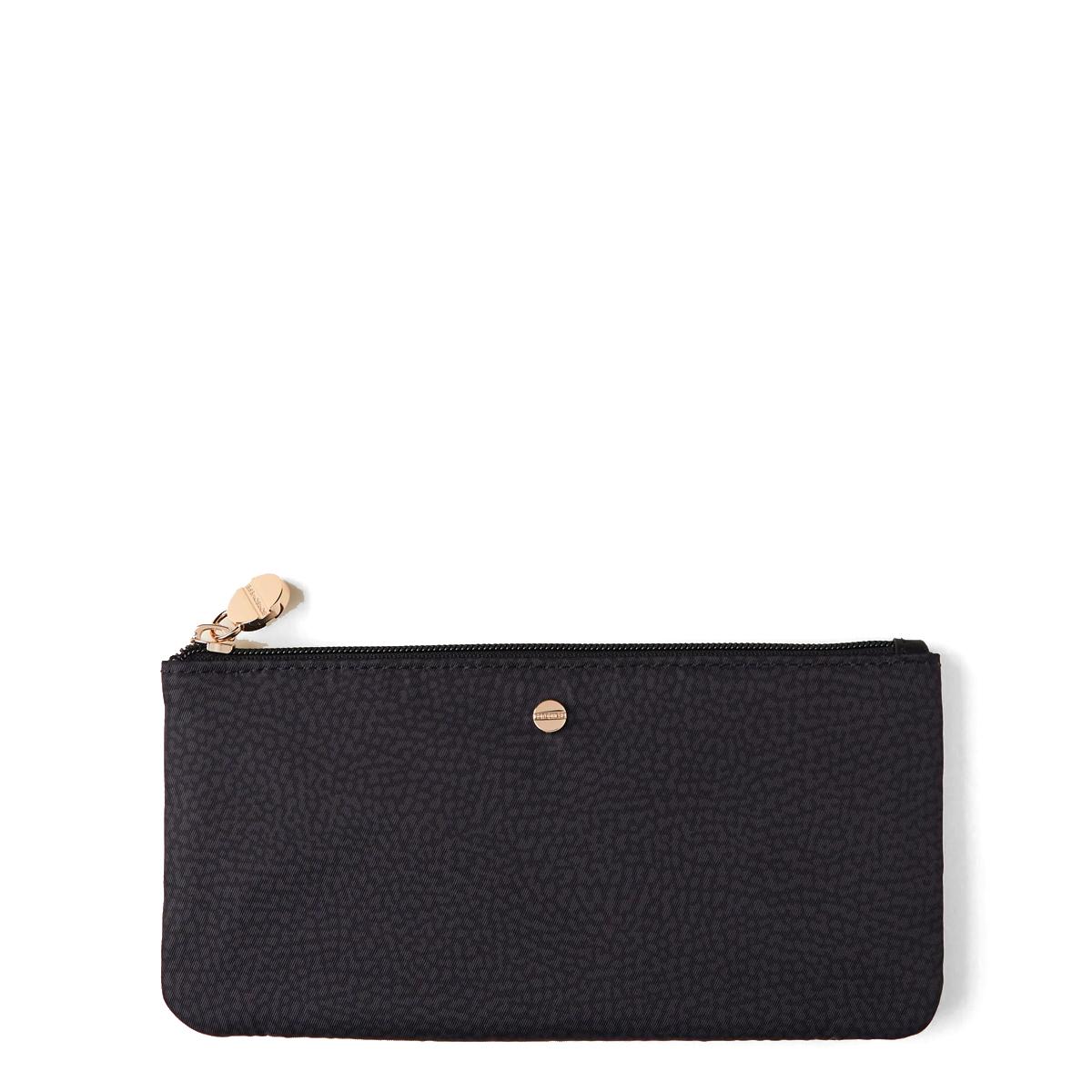 Borbonese Bustina Piatta Portadocumenti Dark Black - 1