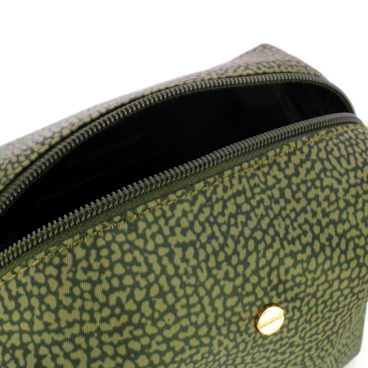 Borbonese Portacosmetici in Nylon Riciclato Alloro - 4