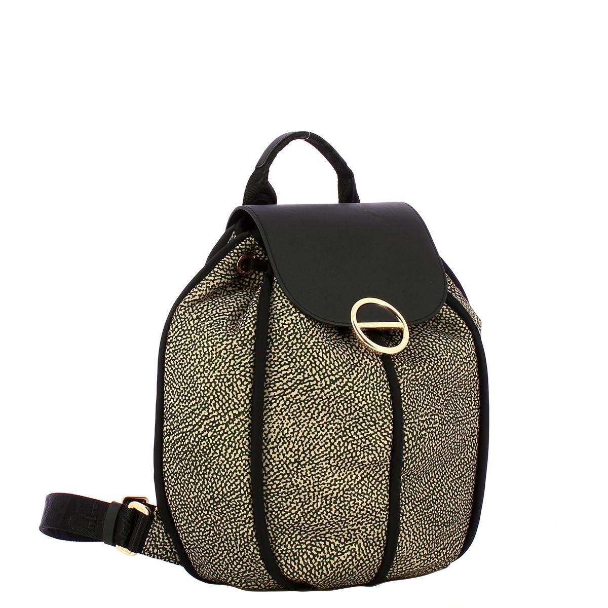 Borbonese Zaino Medium Cottage OP Naturale Nero - 2