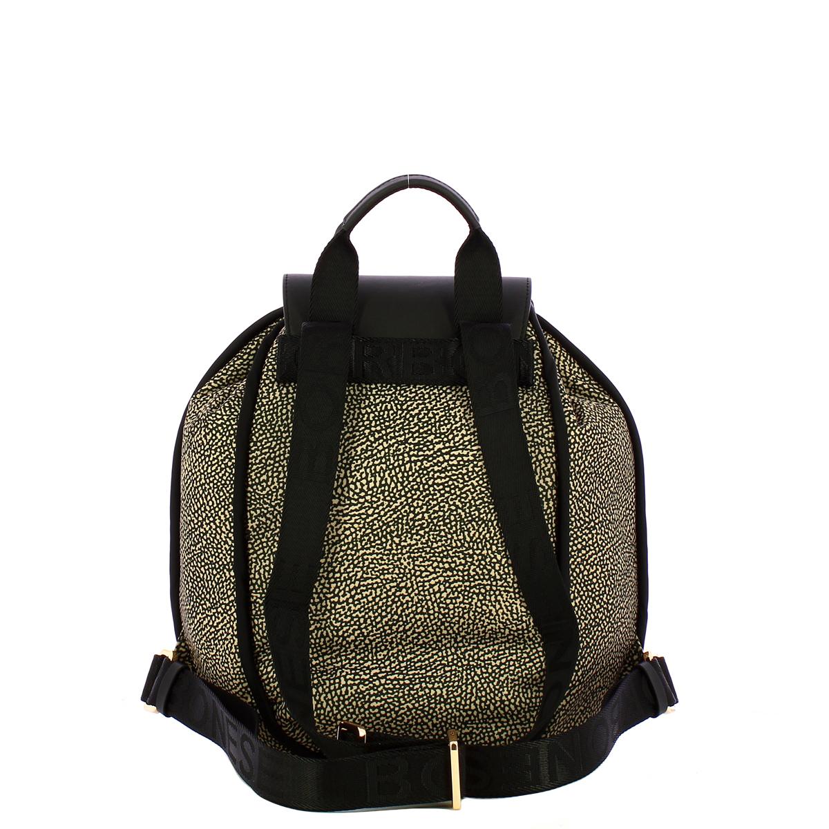 Borbonese Zaino Medium Cottage OP Naturale Nero - 3