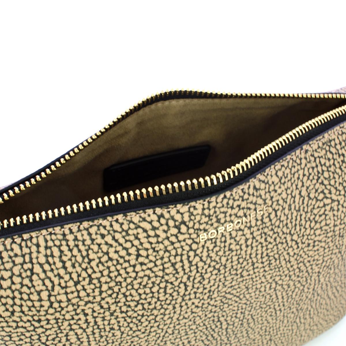 Borbonese Bustina Medium OP Naturale Nero - 4