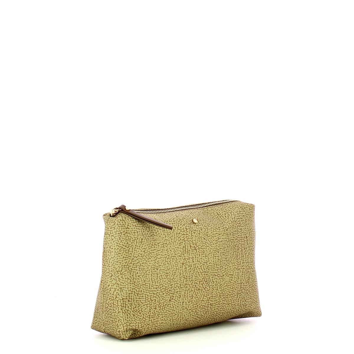 Borbonese Bustina Medium Verde Olio - 2