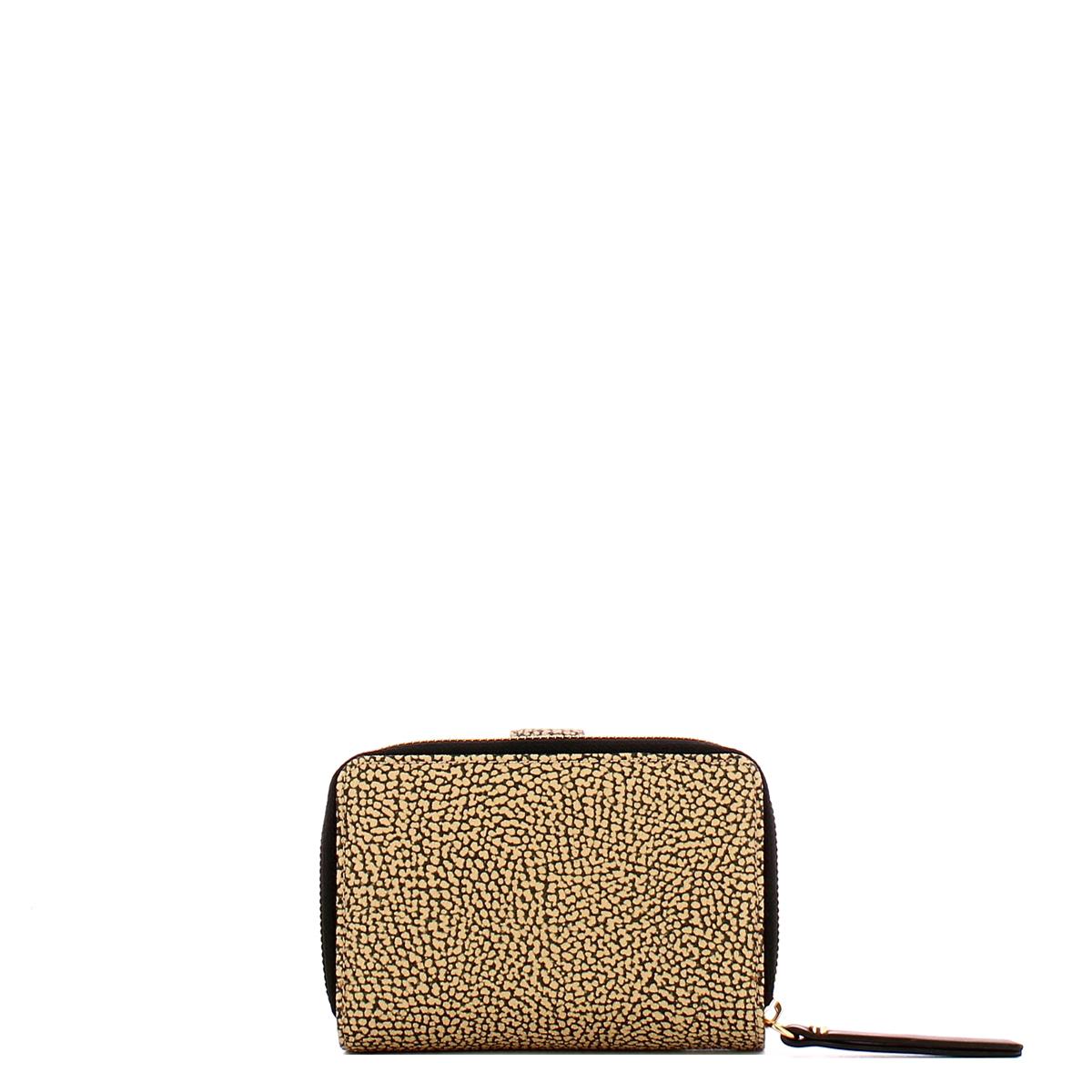 Borbonese Portafoglio Medium OP Naturale Nero - 2