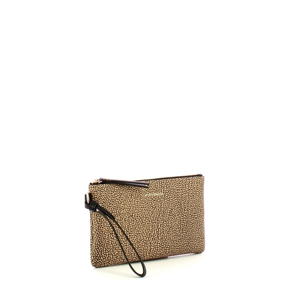 Borbonese Busta Porta Documenti OP Naturale Nero - 2