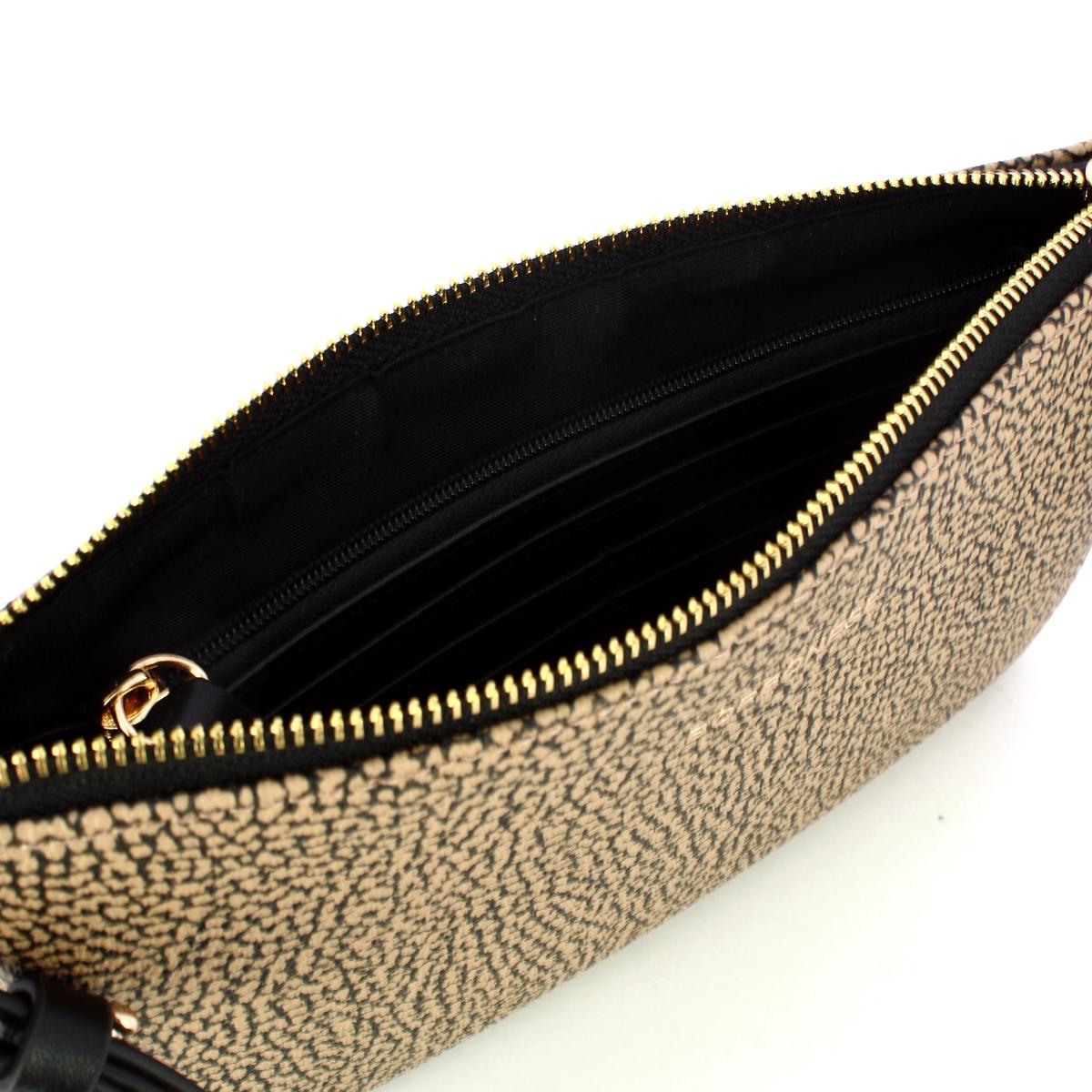 Borbonese Busta Porta Documenti OP Naturale Nero - 4