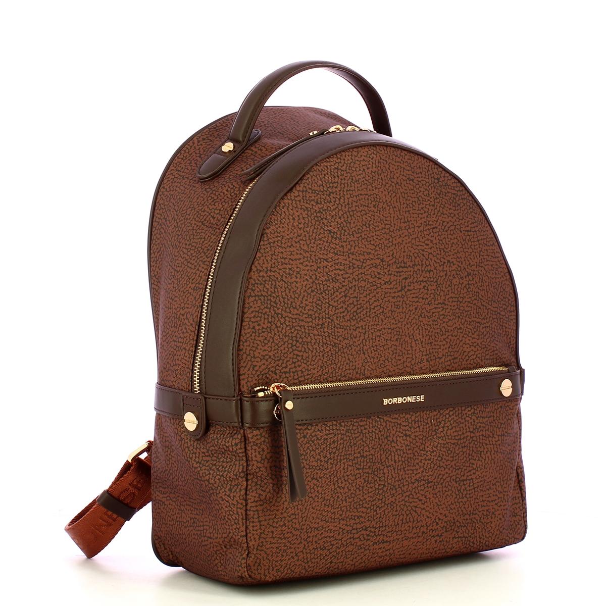 Borbonese Zaino Medium Terracotta - 2