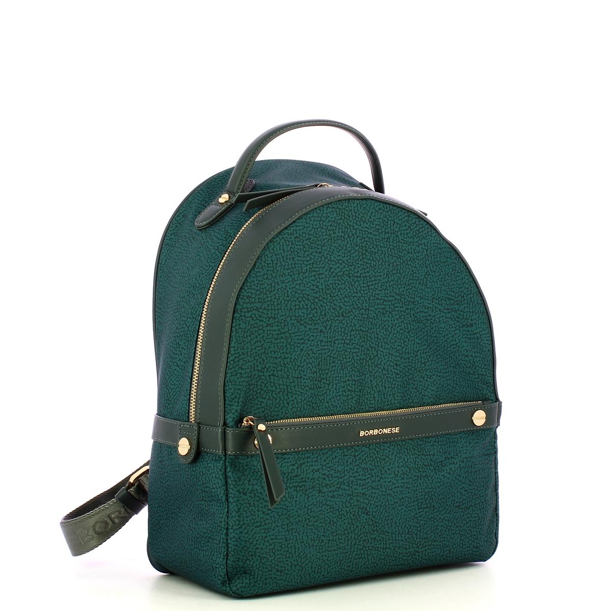 Borbonese Zaino Medium Ottanio - 2