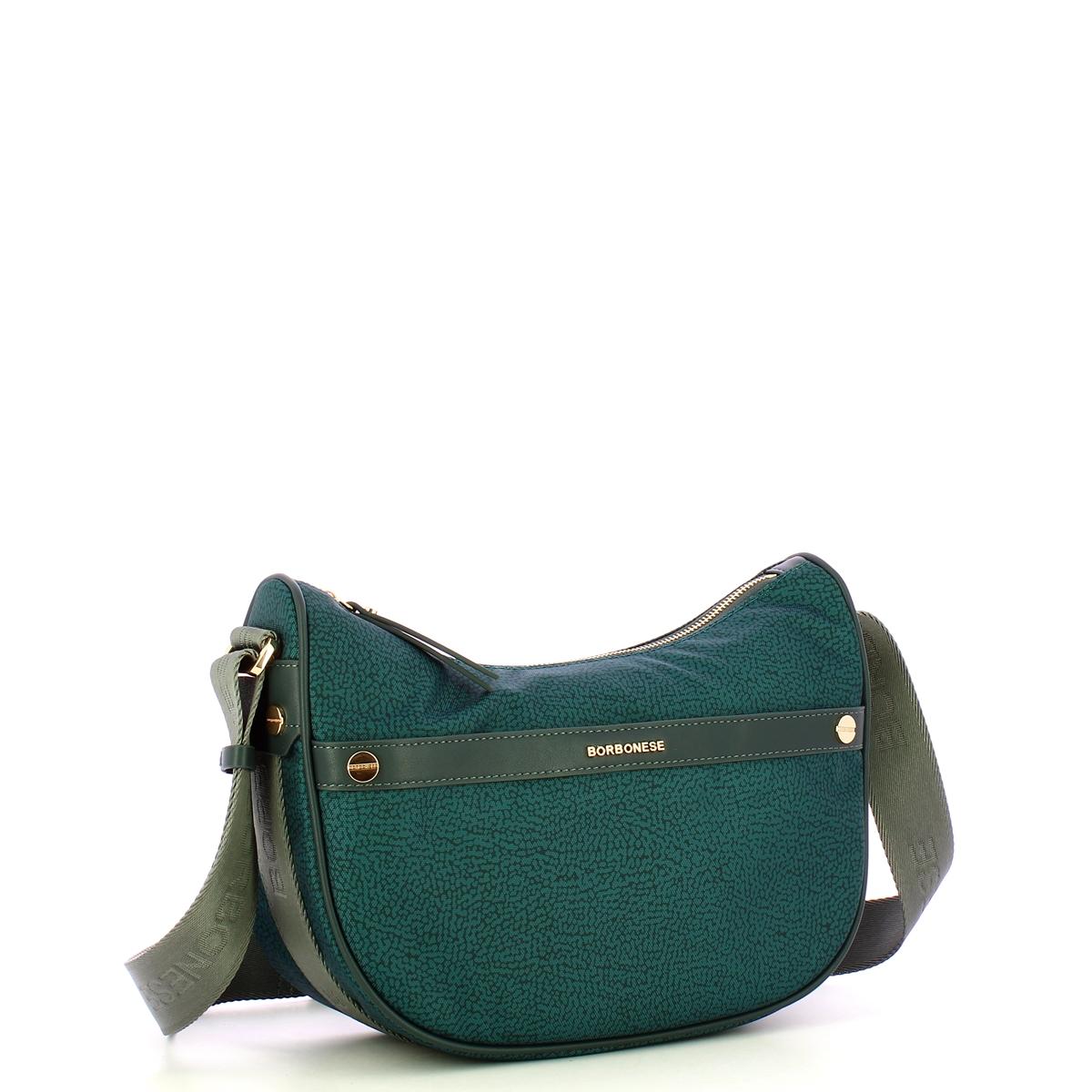 Borbonese Tracolla Luna Bag Small Ottanio - 2