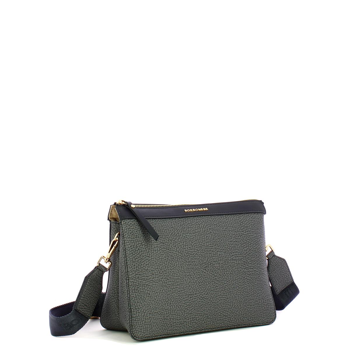 Borbonese Cross Over Bag Small Ardesia - 2