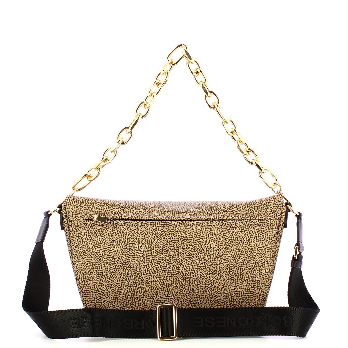 Borbonese Marsupio Medium OP Naturale Nero - 3