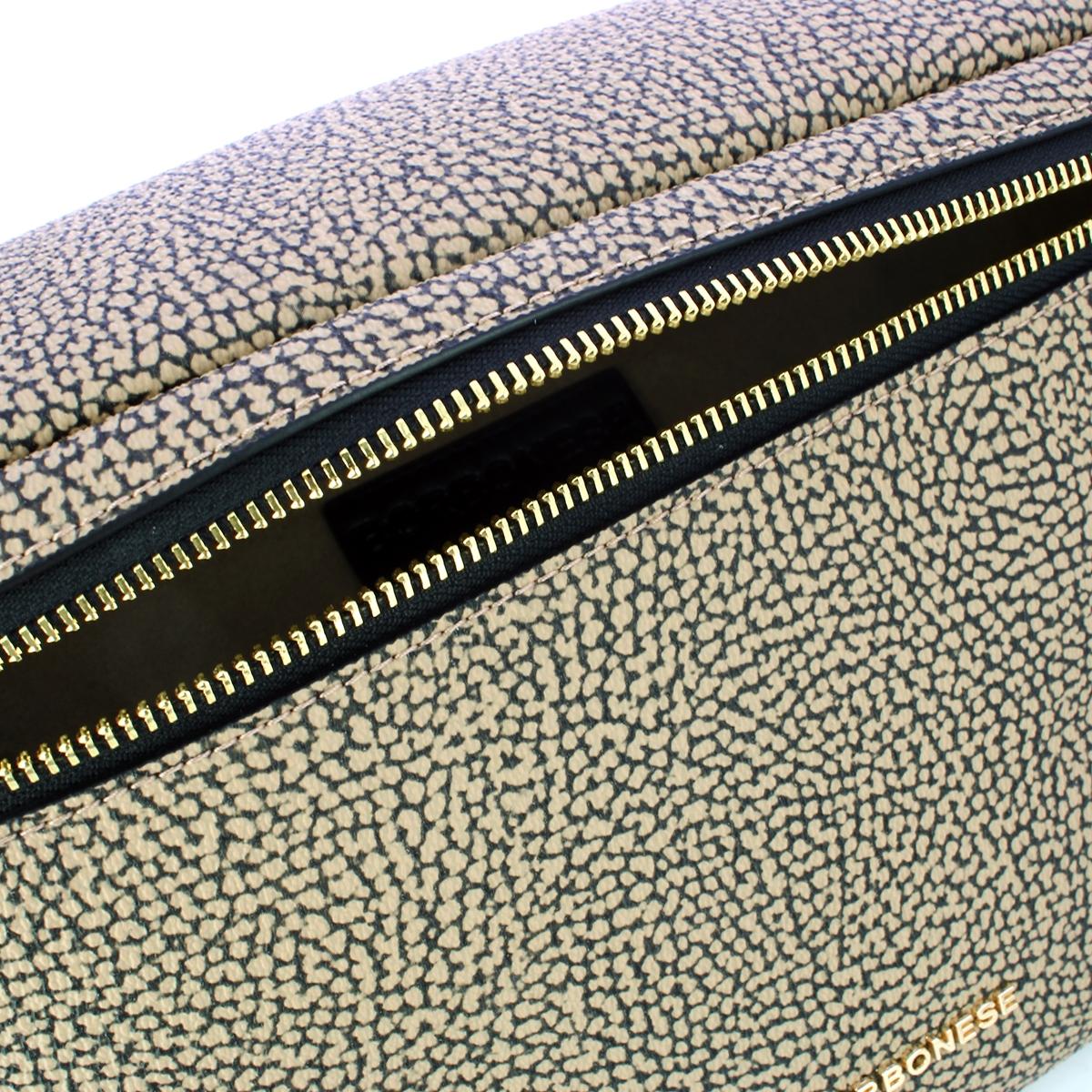 Borbonese Marsupio Medium OP Naturale Nero - 4