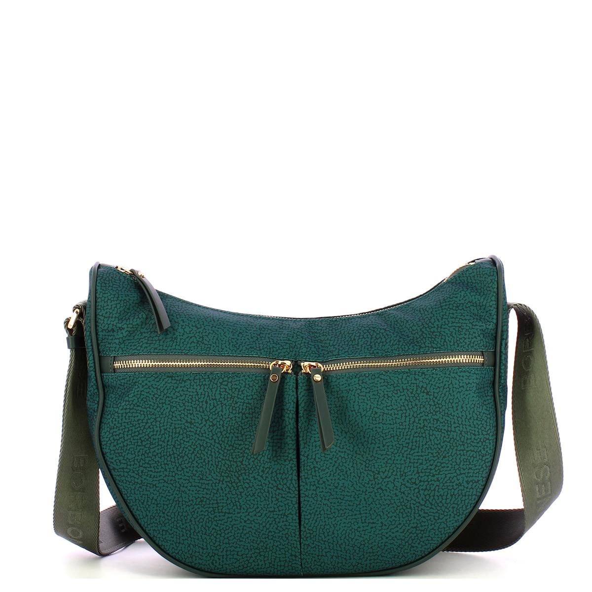 Borbonese Tracolla Luna Bag Middle Ottanio - 1