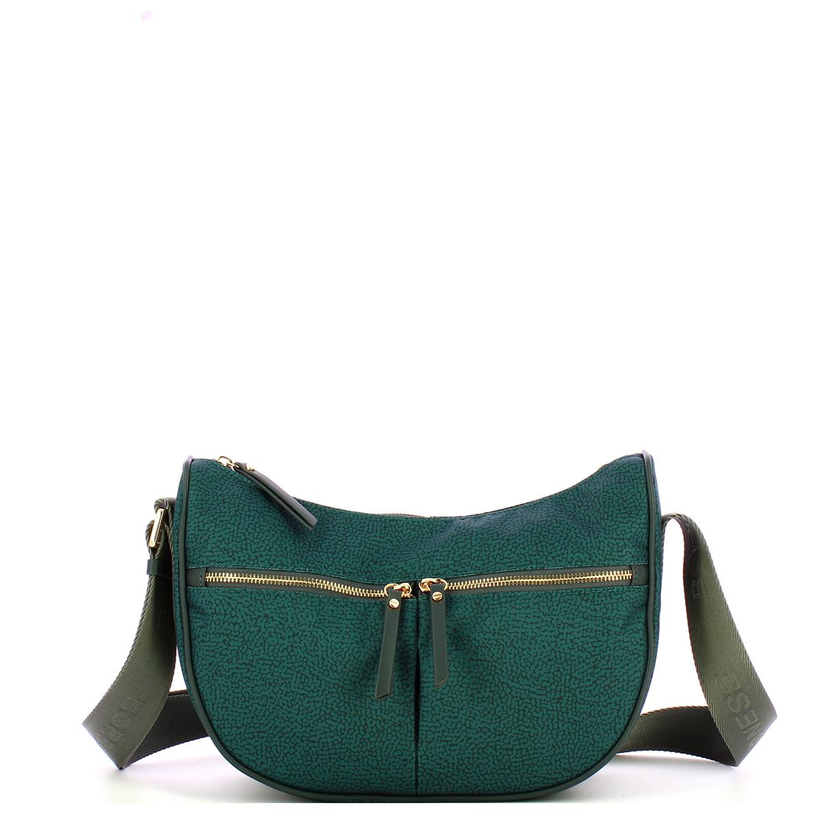 Borbonese Tracolla Luna Bag Small Ottanio - 1