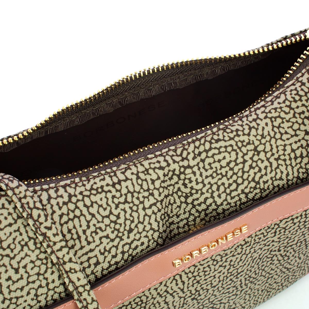 Borbonese Luna Bag Mini OP Naturale Cipria - 5