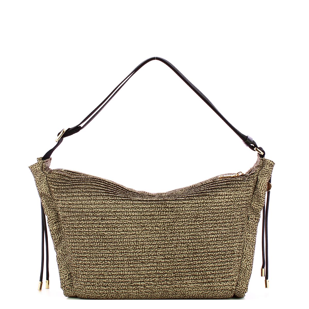 Borbonese Borsa a spalla Hobo Small OP Naturale - 3
