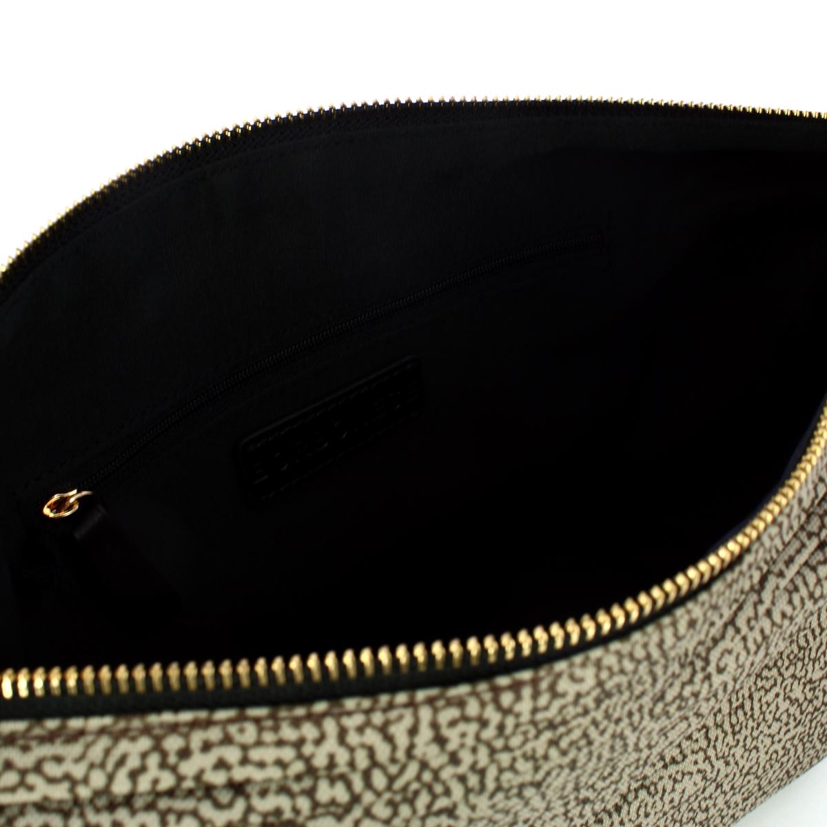 Borbonese Borsa a spalla Hobo Small OP Naturale - 4