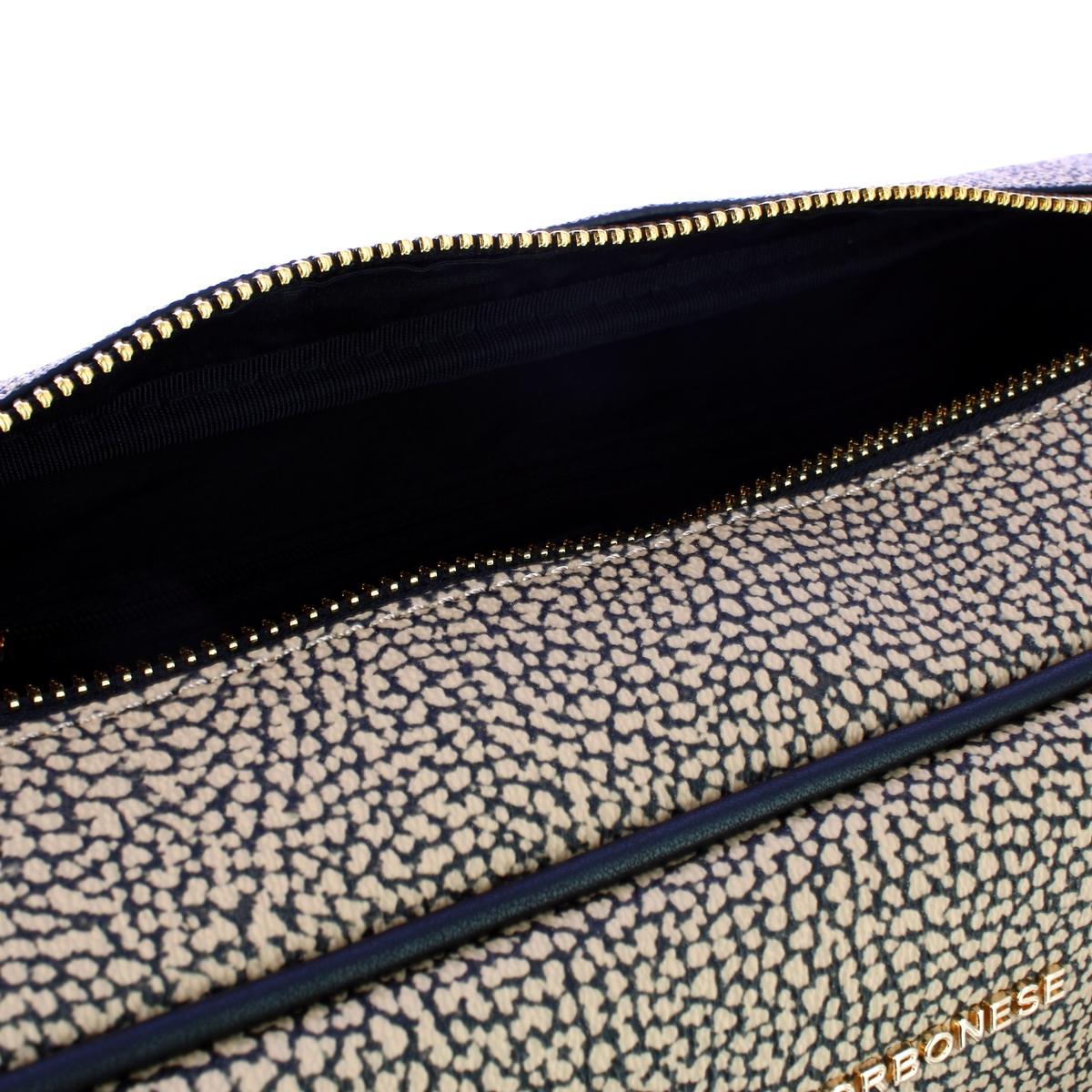 Borbonese Bauletto Medium OP Naturale Nero - 5