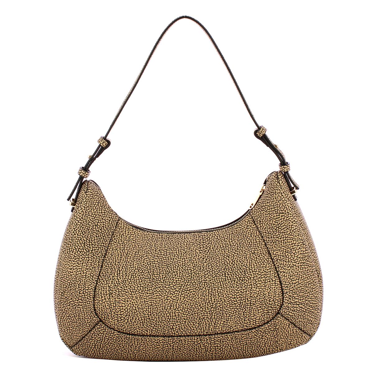 Borbonese Sottospalla Hobo Medium OP Naturale Nero - 3