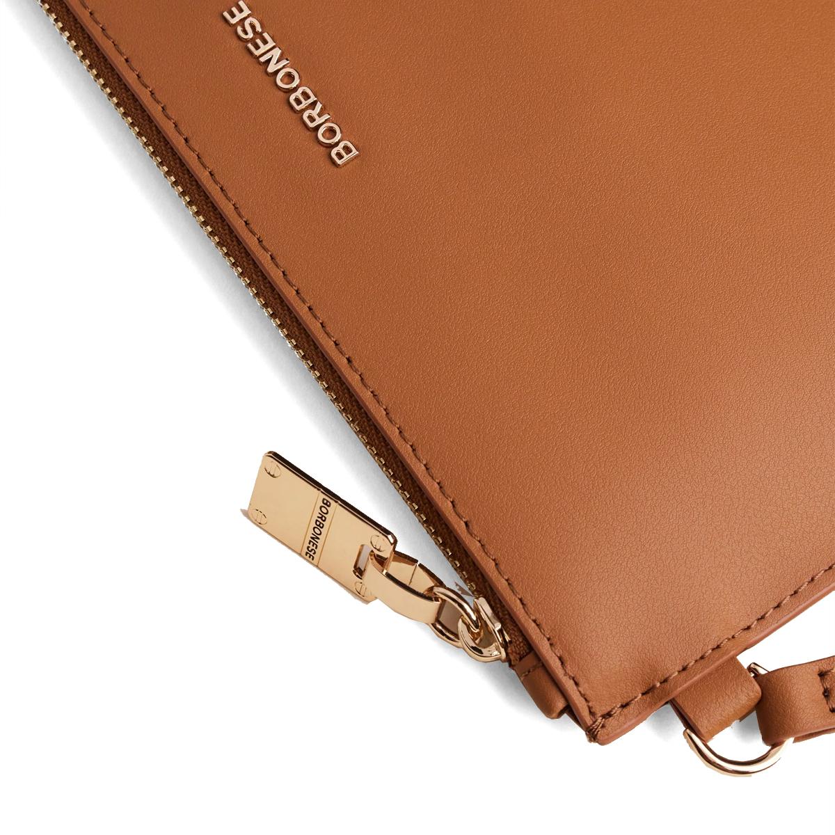 Borbonese Busta in pelle Caramello - 3