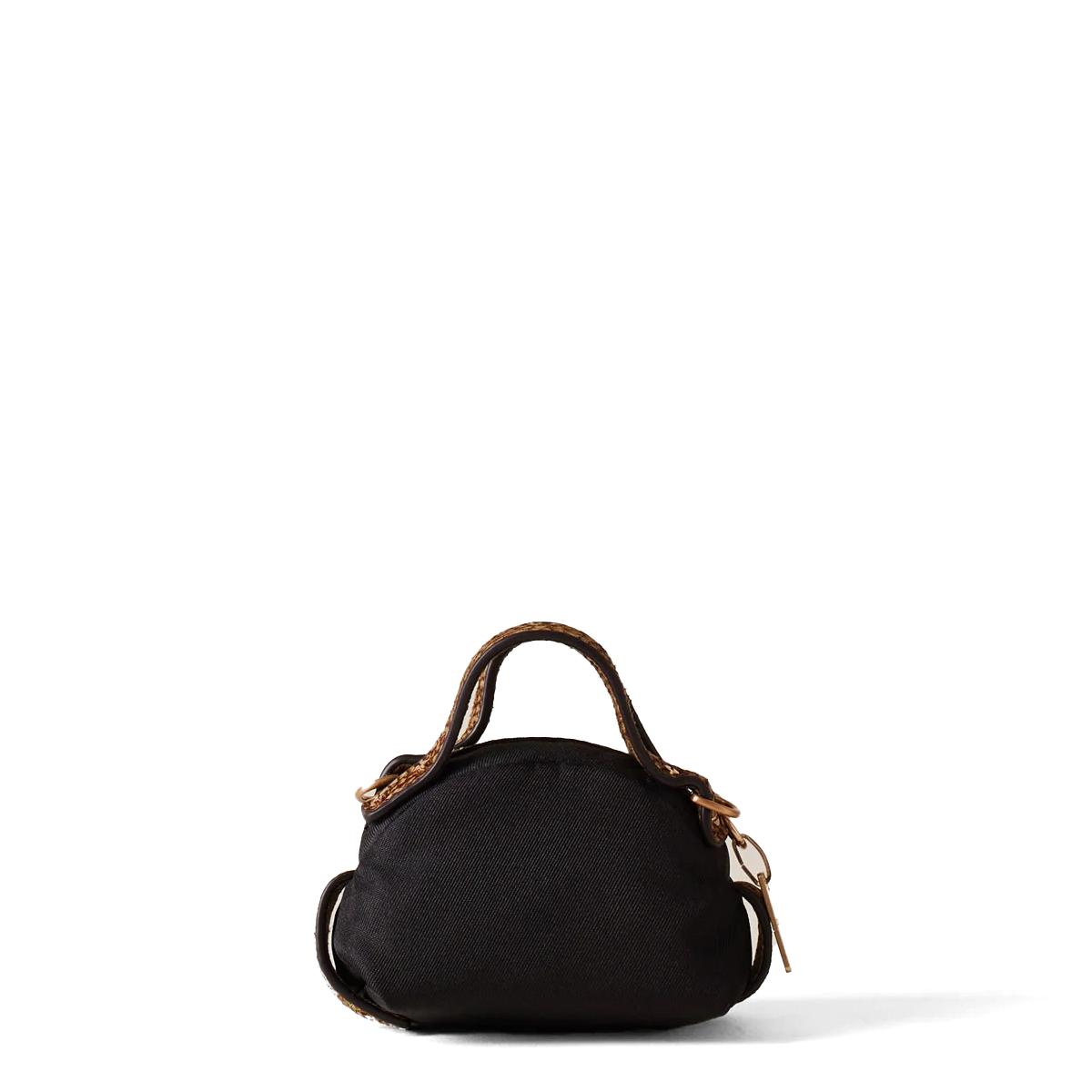 Borbonese Portachiavi Sexy Bag Nero OP Naturale - 3