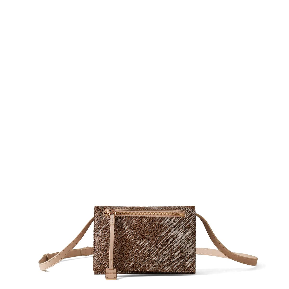 Borbonese Mini Tracolla Livre OP Naturale Porridge - 1