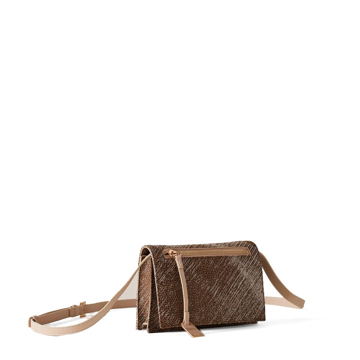 Borbonese Mini Tracolla Livre OP Naturale Porridge - 2